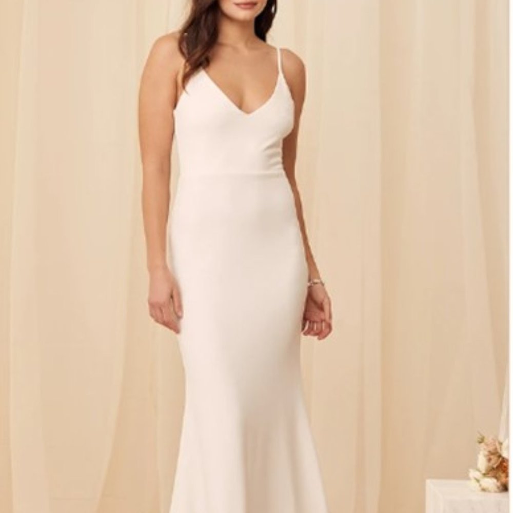 White Maxi Gown - NEW w/ TAGS!